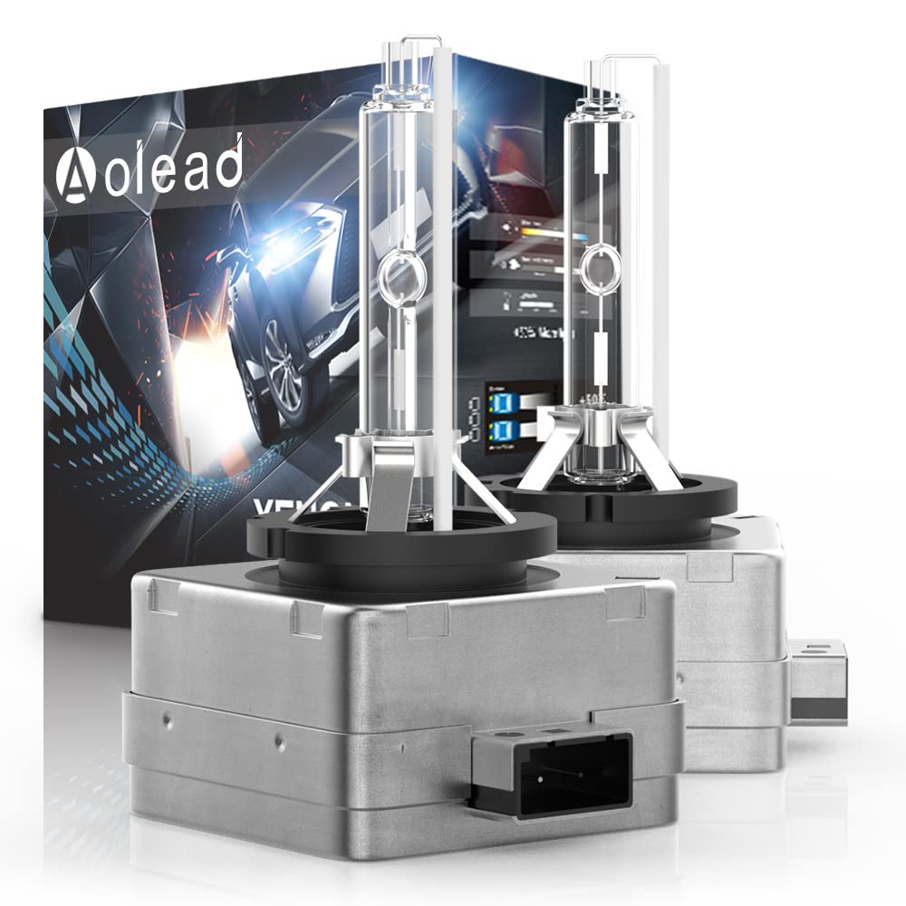 AOLEAD D1S Xenon Brenner Hid Xenon Scheinwerferlampe 12V 35W, 6000K (2 Lampen) von AOLEAD