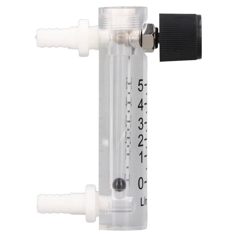 Gasdurchflussmesser, leichter Durchflussmesser mit transparenter Acrylplatte, Messbereich 0–5 l/min für industrielle Messungen von Aoutecen