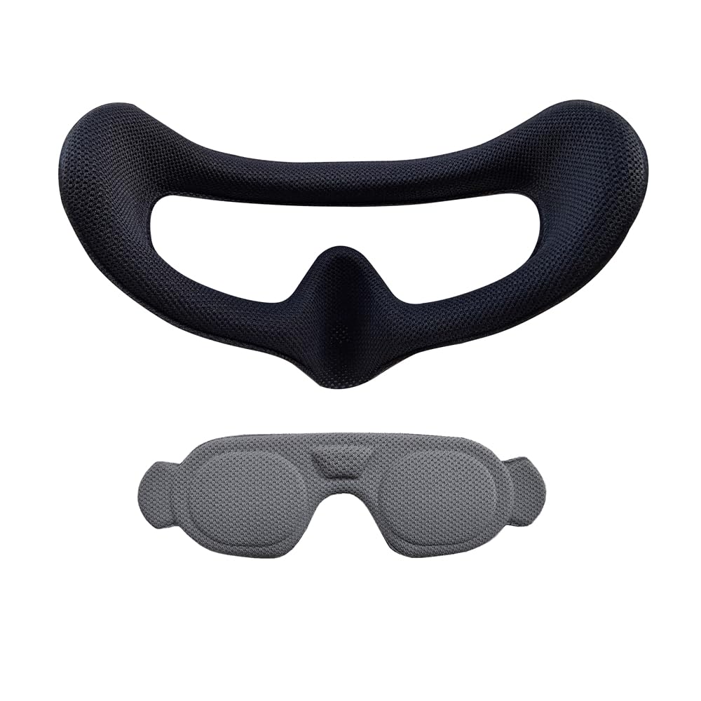 Schwamm Augenmaskenpad Schutz für dji Goggles3,Weiche Schutzabdeckung Augenpad für dji AVATA 2 Brillen Zubehör (Gray) von Aoyygg