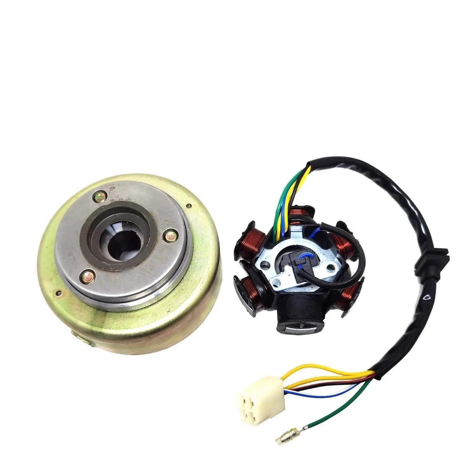 Magneto Schwungrad Stator Rotor Kit for E Start 6 Pole 50CC 70CC 90CC 110CC 125CC Lifan ZongShen Loncin Dirt Pit Bike ATV Quad accessories Magneto Schwungrad Stator Rotor Kit for E Start 6 Pole 50CC 70CC 90CC 110CC 125CC Lifan ZongShen Loncin Dirt Pit Bike ATV Quad accessories von Apdler