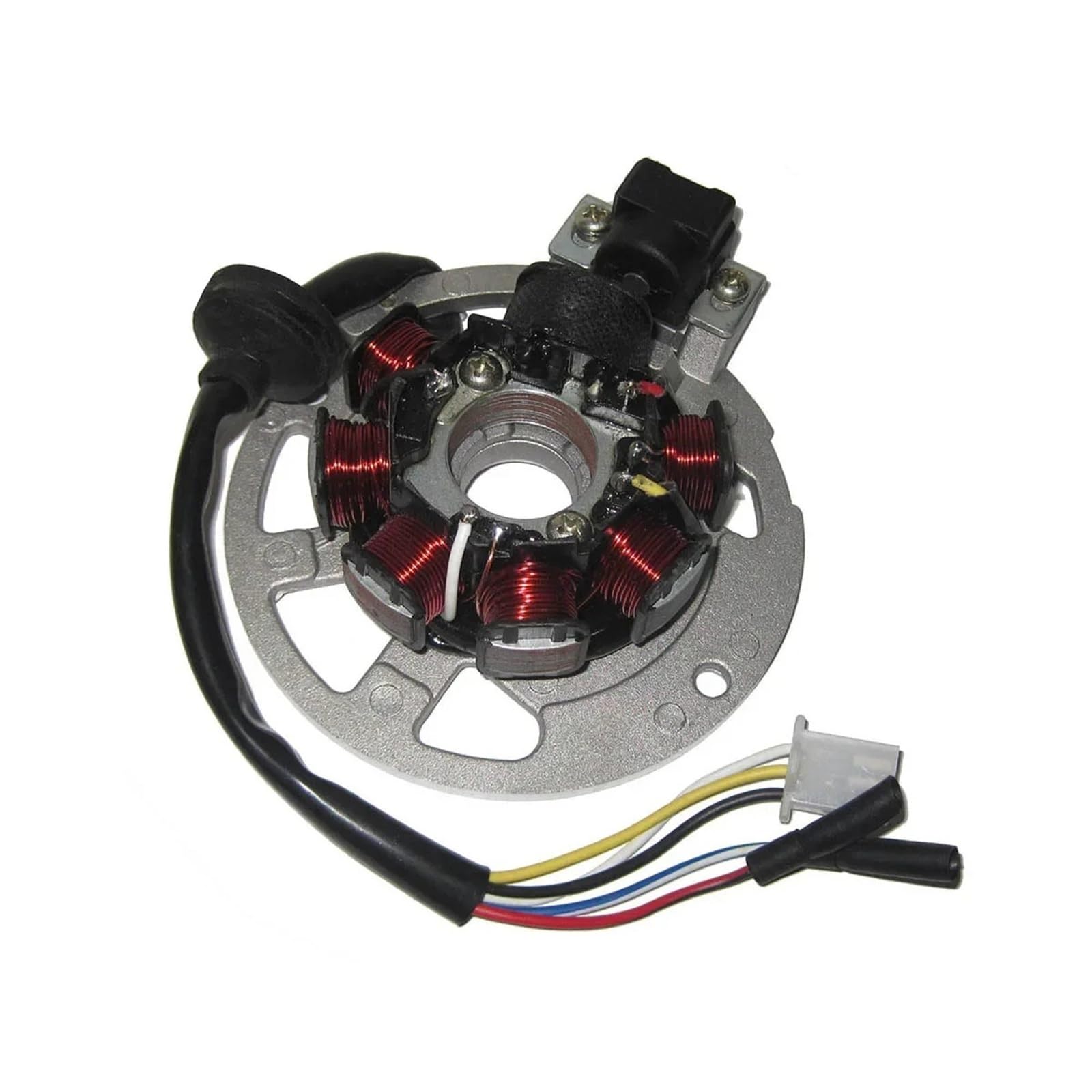 Magneto Stator Platte 7 Pol Spule 5 6 draht 1PE40QMB Jog 50 90 Jonway Kazuma Keeway Roller Go Kart Teile accessories(5 Wires) von Apdler