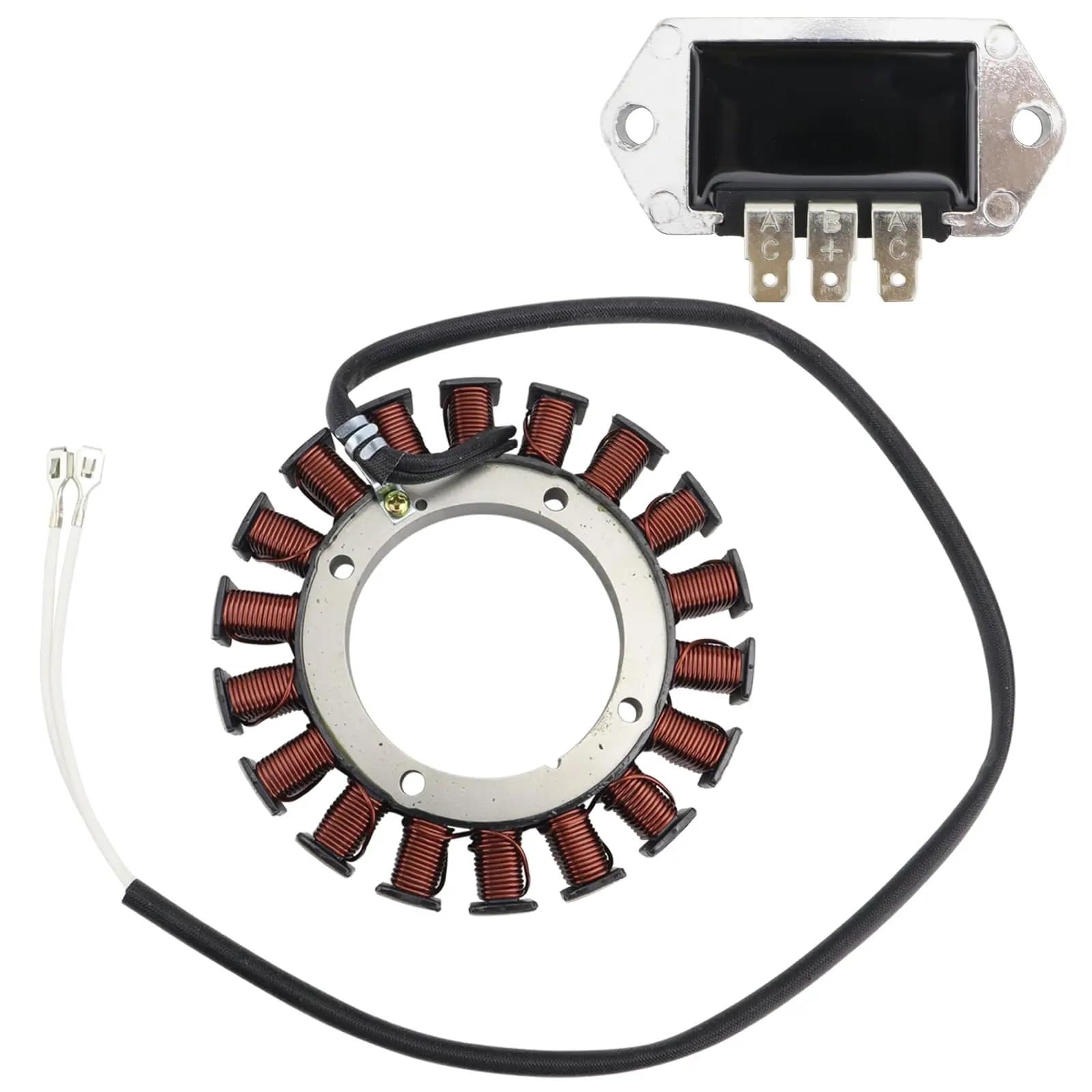 Magneto-Stator und Spannungsreglergleichrichter for CH11-CH15 CH18-CH25 CH25S CV11-CV15 CV18-CV22 K161 K181 K482 K241 K532 K accessories von Apdler