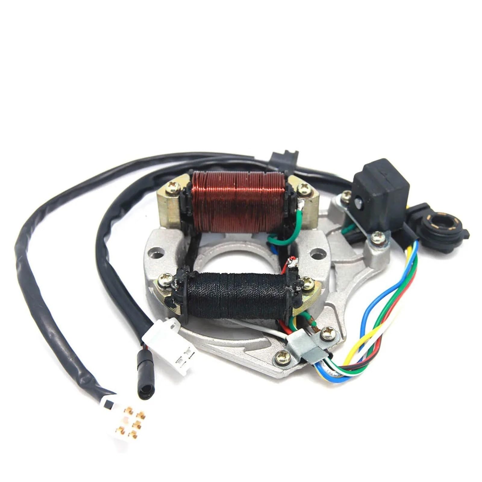 Magneto-Statorplatte AC 2-polige Zündspule 5-Draht-Getriebeanzeige 50CC 70CC 90CC 110CC 125CC Lifan ZongShen Kazuma Dirt Bike accessories von Apdler