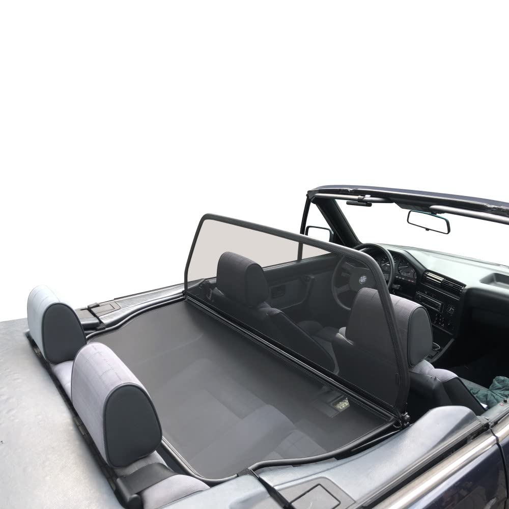 Aperta Windschott passend für BMW 3er Reihe E30 100% Passgenau OEM Qualität Schwarz Windstop Windabweiser von Aperta