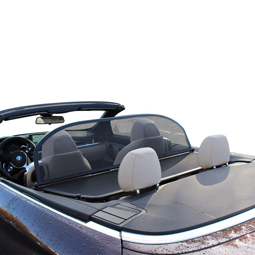 Aperta Windschott passend für BMW 4er Reihe 100% Passgenau OEM Qualität Schwarz Windstop Windabweiser von Aperta