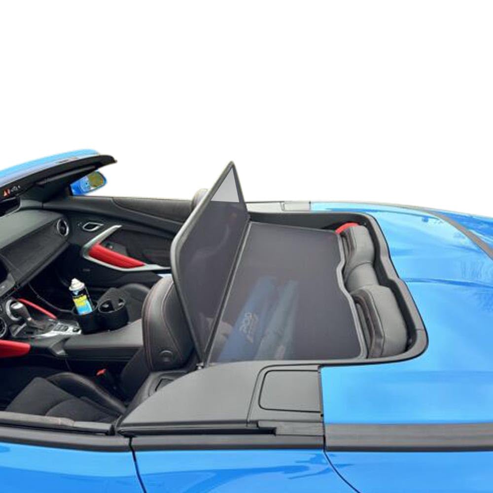 Aperta Windschott passend für Chevrolet Camaro MK6 100% Passgenau OEM Qualität Schwarz Windstop Windabweiser von Aperta