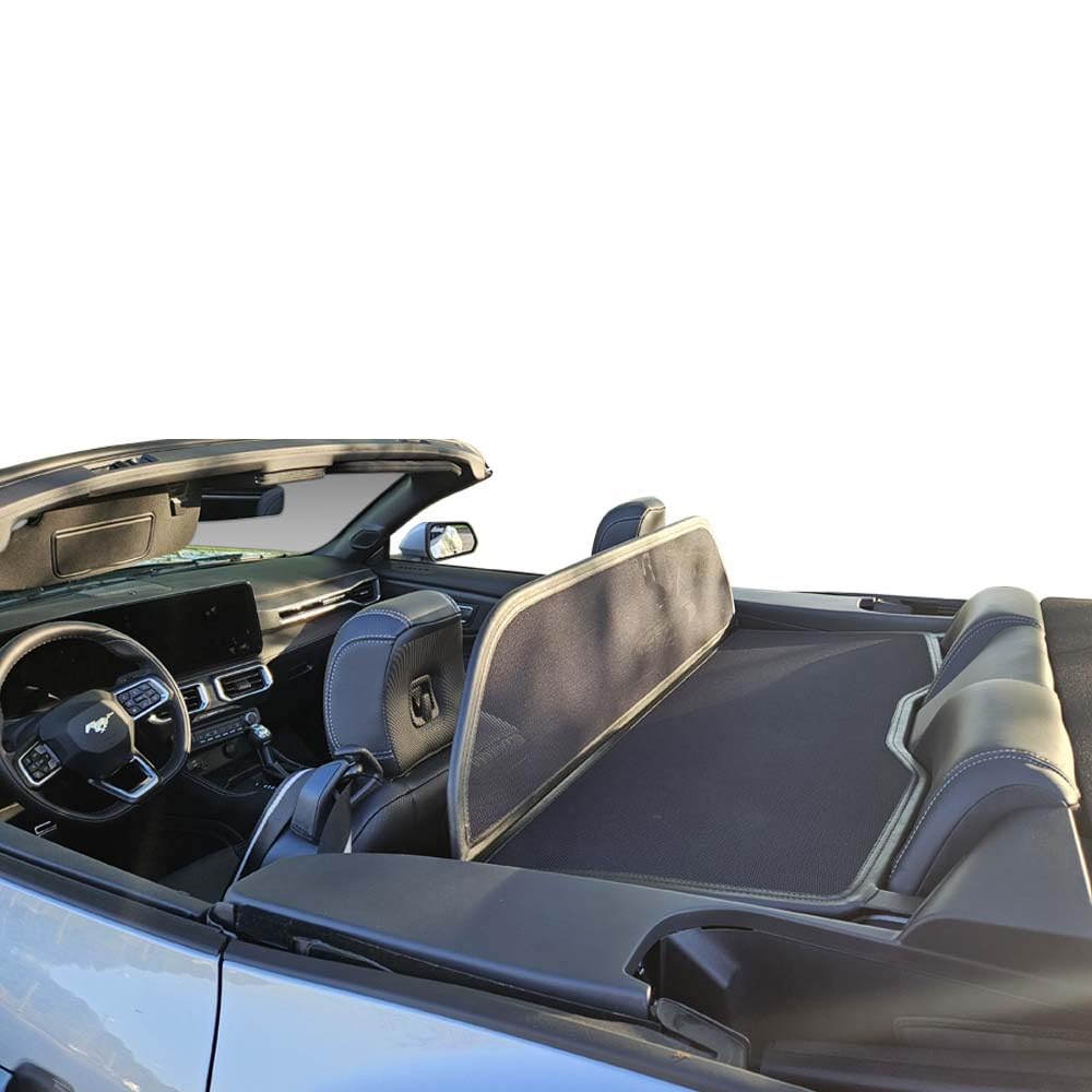 Aperta Windschott passend für Ford Mustang 100% Passgenau OEM Qualität Schwarz Windstop Windabweiser von Aperta