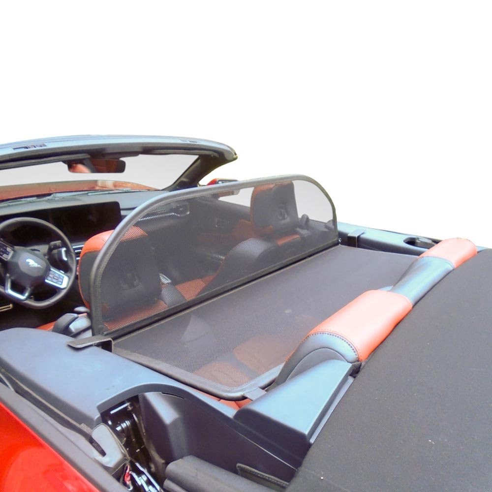 Aperta Windschott passend für Ford Mustang 100% Passgenau OEM Qualität Schwarz Windstop Windabweiser von Aperta