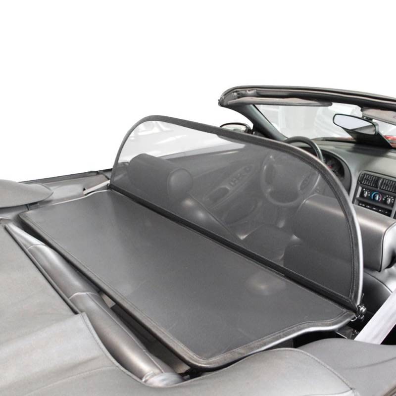 Aperta Windschott passend für Ford Mustang 100% Passgenau OEM Qualität Schwarz Windstop Windabweiser von Aperta