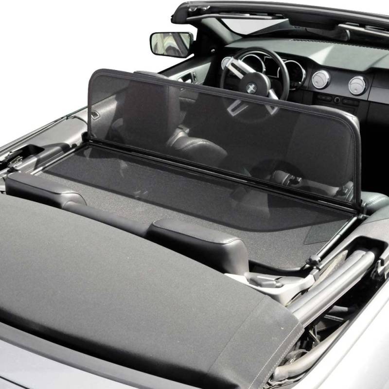 Aperta Windschott passend für Ford Mustang 100% Passgenau OEM Qualität Schwarz Windstop Windabweiser von Aperta