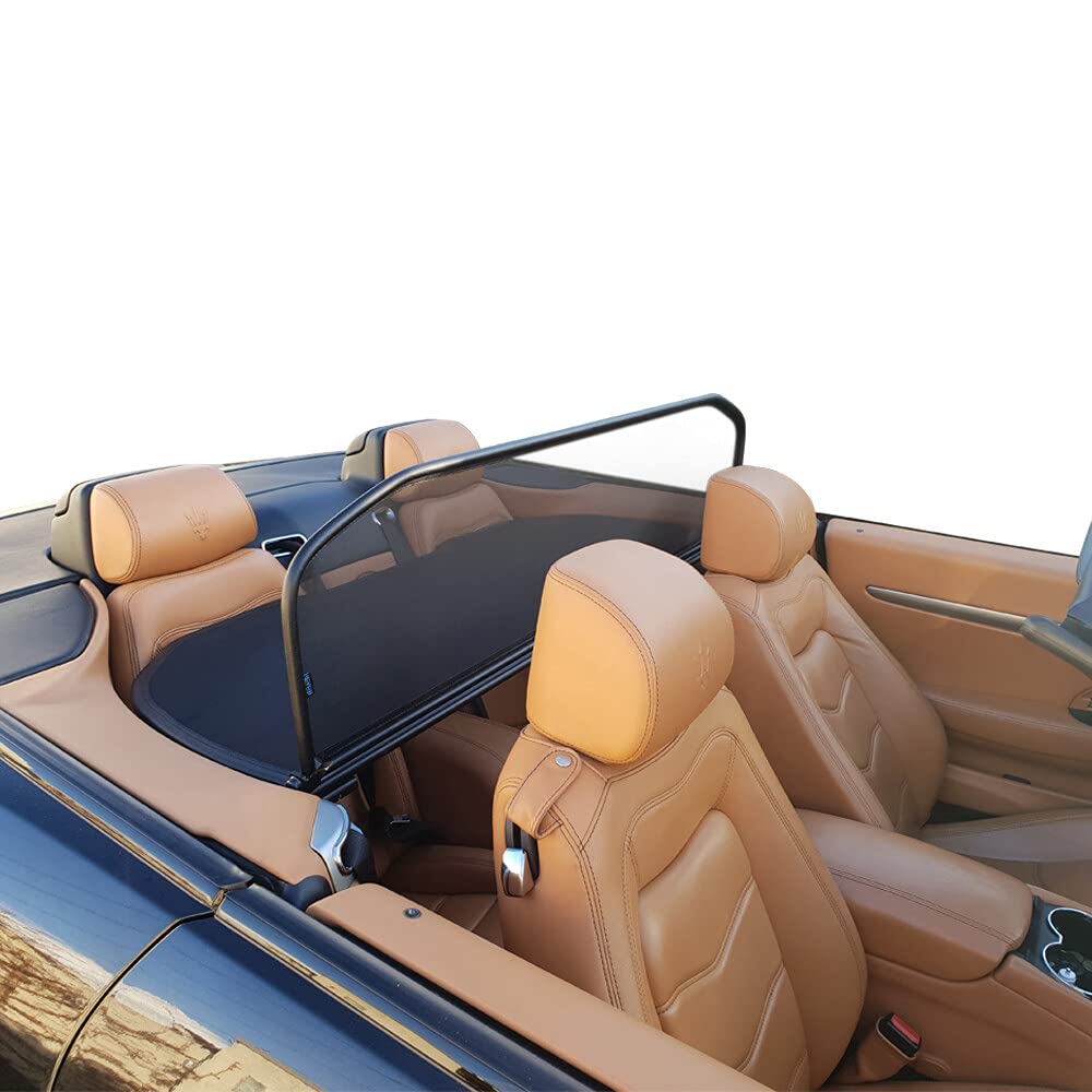 Aperta Windschott passend für Maserati GranCabrio GranTurismo 100% Passgenau OEM Qualität Schwarz Windstop Windabweiser von Aperta