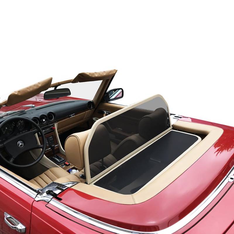 Aperta Windschott passend für Mercedes-Benz SL-Class 100% Passgenau OEM Qualität Beige Windstop Windabweiser von Aperta