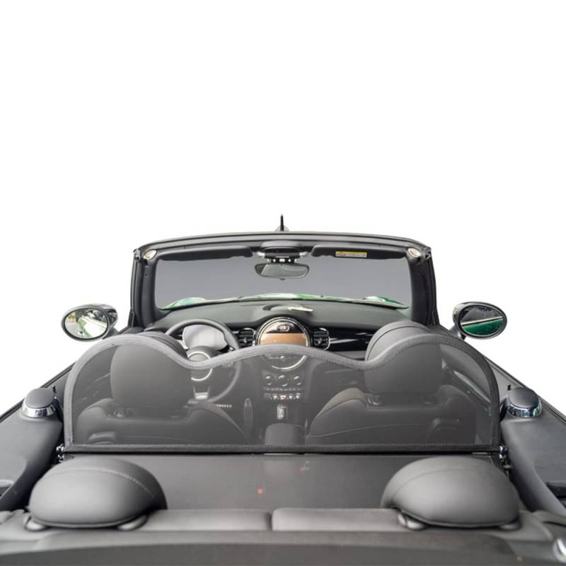 Aperta Windschott passend für Mini Cooper Cabrio F57 100% Passgenau OEM Qualität Schwarz Windstop Windabweiser von Aperta