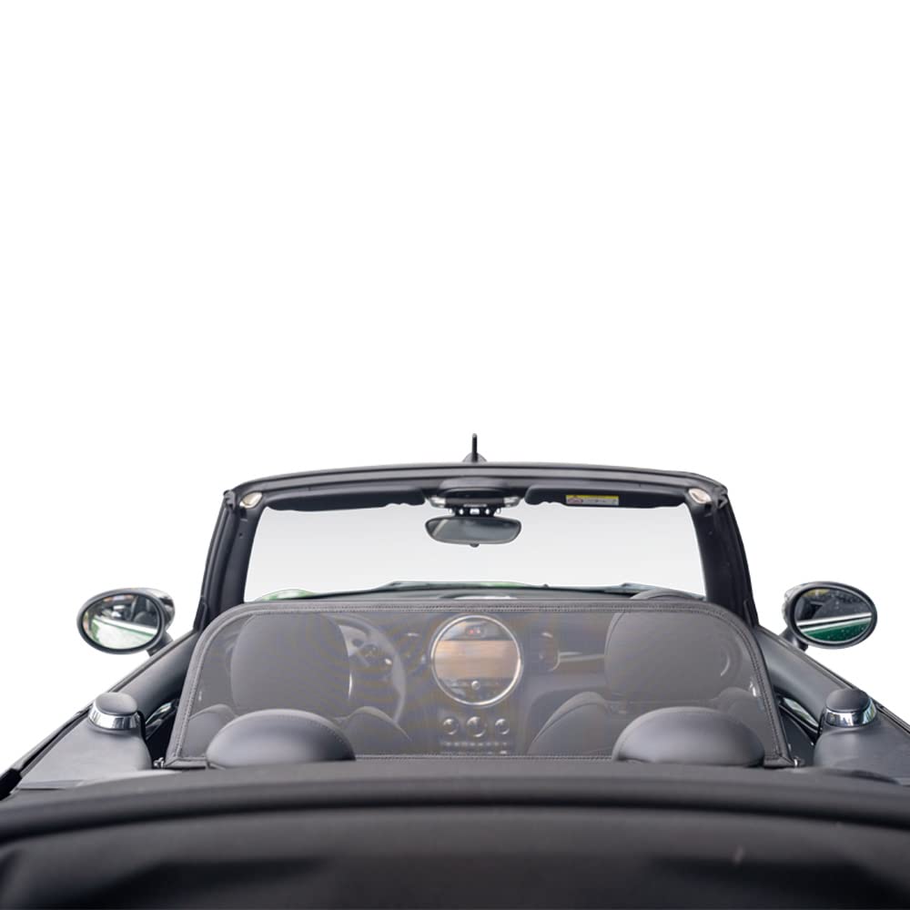 Aperta Windschott passend für Mini Cooper Cabrio F57 100% Passgenau OEM Qualität Schwarz Windstop Windabweiser von Aperta