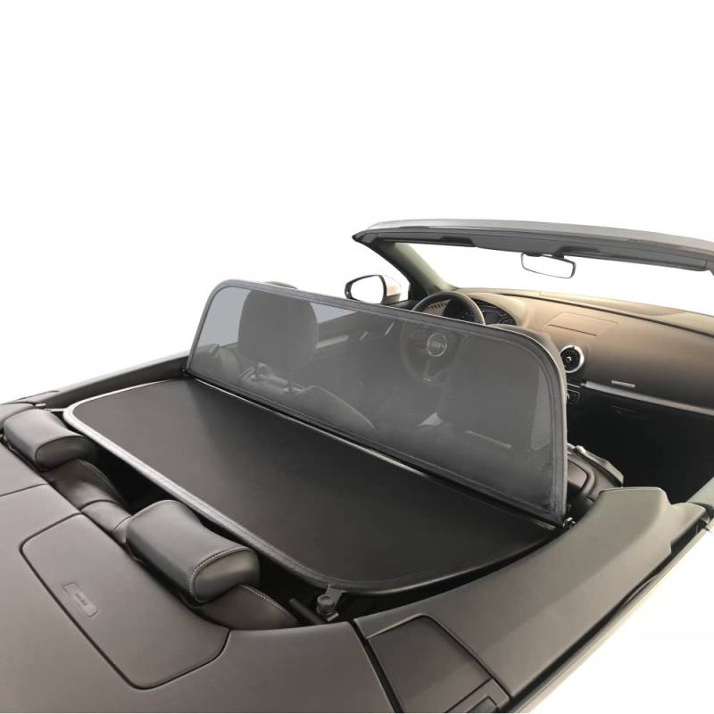 Aperta Windschott passend für Audi A3 100% Passgenau OEM Qualität Schwarz Windstop Windabweiser von Aperta