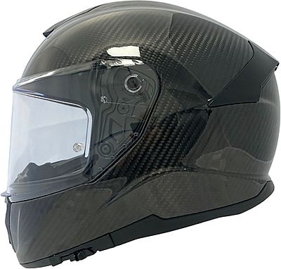 Apex FC500 Carbon Solid, Integralhelm - Schwarz - XL von Apex