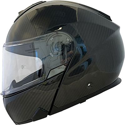 Apex MC500 Carbon Solid, Klapphelm - Schwarz - XL von Apex
