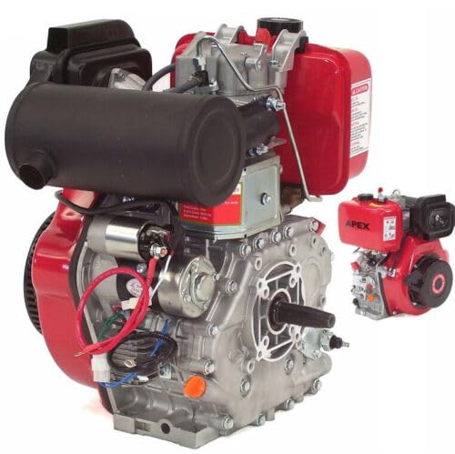 Dieselmotor Motor Standmotor E-Start 498cc 12PS Diesel Motor Welle konisch 06286 AWZ von Apex