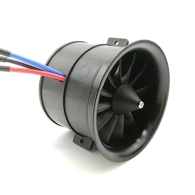 ApisQueen 70MM EDF 6S 2300KV 2240G Schubriemen 12 Schaufeln Elektrischer Ventilator für Flugzeug Modell Flugzeuge Jet Enging von ApisQueen
