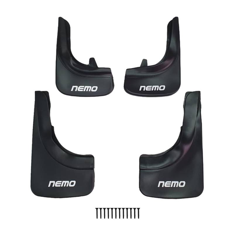 Apline Schmutzfänger Spritzschutz für Citroen Nemo Vorne + Hinten 4 tlg SET von Apline
