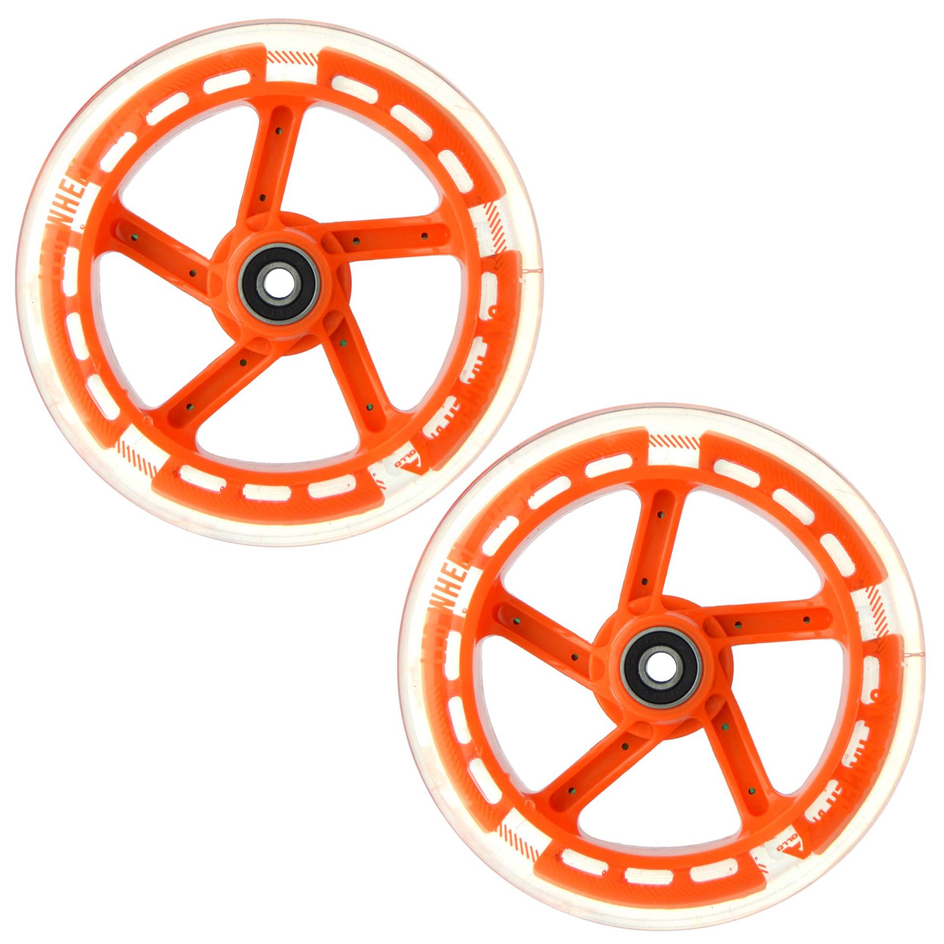 Apollo City Scooter 145mm Ersatzräderset Pro Wheels - ABEC 7 Kugellager, Roller Rad Ersatz-Räder passend für Apollo City-Scooter Apollo City Scooter 145mm Ersatzräderset Pro Wheels - ABEC 7 Kugellager, Roller Rad Ersatz-Räder passend für Apollo City-Scooter von Apollo