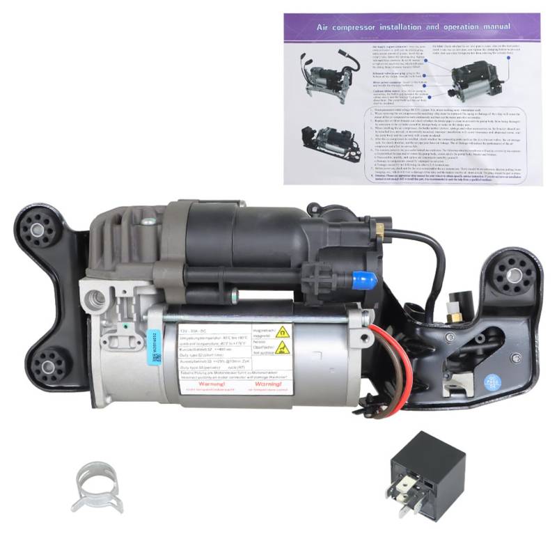 Apriciter Luftfederung Kompressor Pumpe 37206875177 Ersatz für F15 X5 F85 F16 X6 F86 37206850555 Halterung von Apriciter