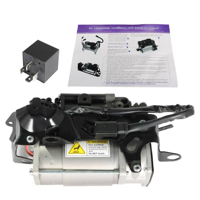 Apriciter Luftfederung Kompressor Pumpe A2123200404 Ersatz für E-Klasse W212 W218 E200 E250 E300 E350 E400 E500 E550 E63 AMG A2123200104 von Apriciter