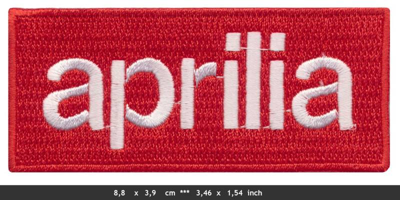 Aprilia Patch Aufnäher Aufbügler Motorrad RSV4 Shiver Dorsoduro Moto GP von Aprilia