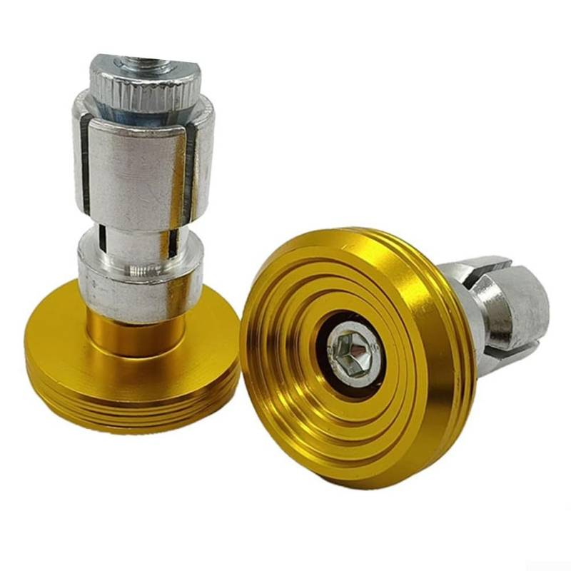 Aprilsunnyzone Essential Motorrad Lenkerblöcke Set Robuste Metallschieber Entwickelt für Optimales Fahrerlebnis (Gelb) von Aprilsunnyzone
