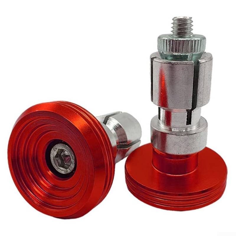 Aprilsunnyzone Essential Motorrad Lenkerblöcke Set Robuste Metallschieber Entwickelt für Optimales Fahrerlebnis (Rot) von Aprilsunnyzone