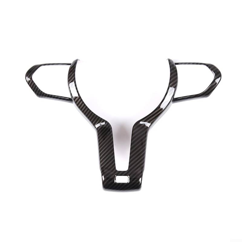 Aprilsunnyzone Lenkradabdeckung für BMW F10 F22 F30 F32 F15 für X5 F16, ABS-Karbonfaser-Stil, Vorderradabdeckung, einfache Installation von Aprilsunnyzone