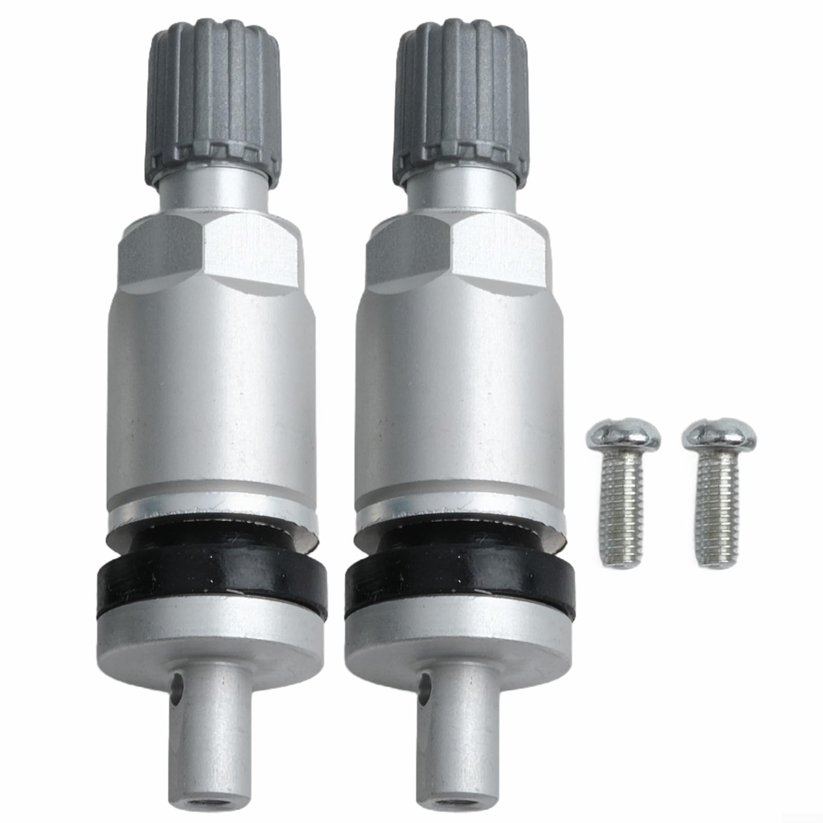 Set mit 2 Aluminium-Reifenventilen für schlauchlose Systeme, kompatibel mit Drucküberwachungssensoren Set mit 2 Aluminium-Reifenventilen für schlauchlose Systeme, kompatibel mit Drucküberwachungssensoren von Aprilsunnyzone