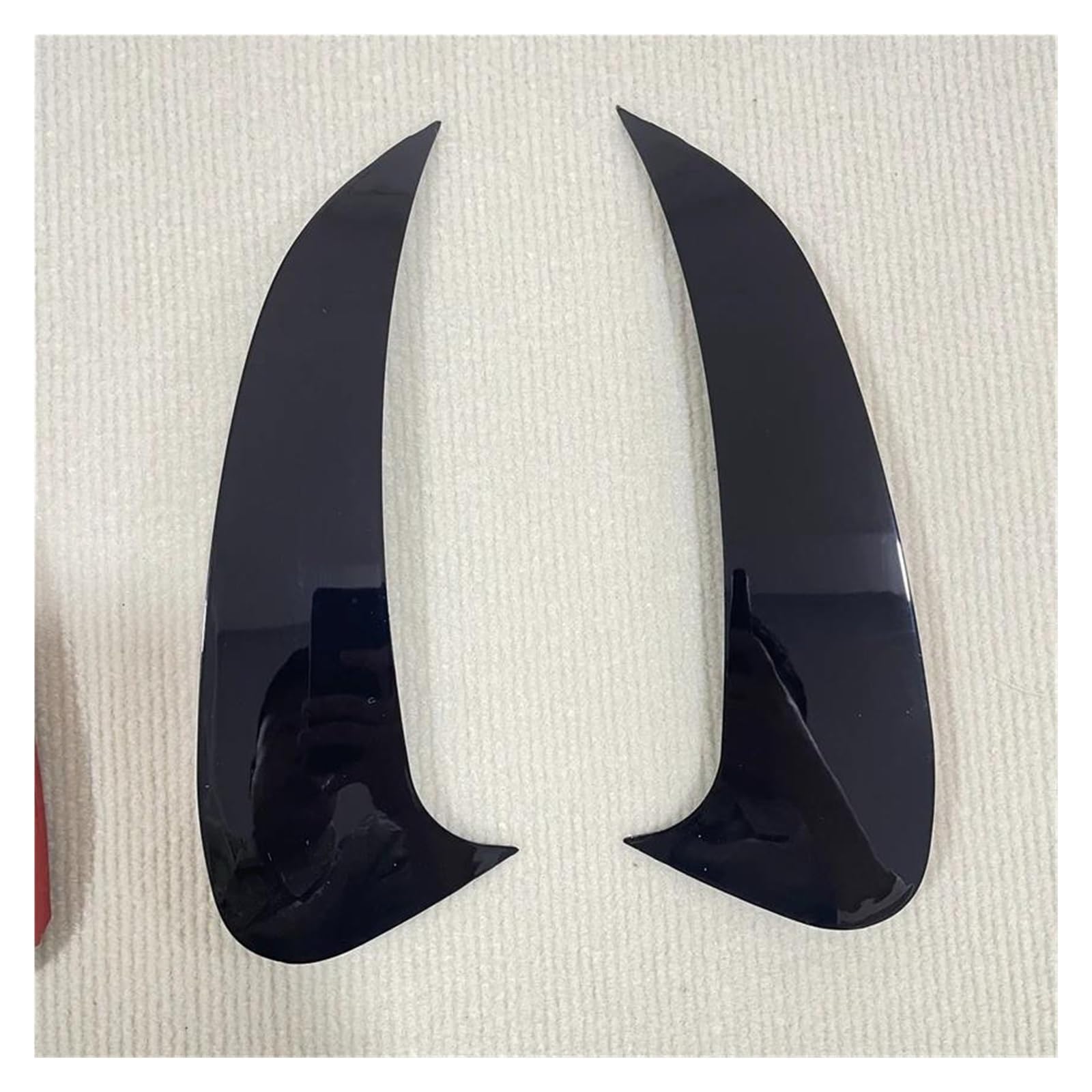Heckflügel Für Benz C-Klasse W206 Limousine S206 Für Touring C200 C260 C300 Für AMG 2022-2023 Heckstoßstangensplitter Spoiler Canard Entlüftungsabdeckung Heckstoßstange(Gloss Black) von Aptfkec