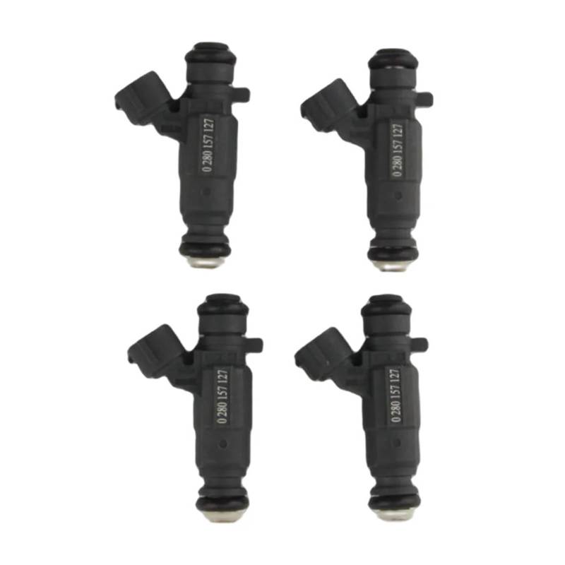 Kraftstoff Injektor Düse 4Pcs Für Citroen Für C1 Für C3 Für C4 Für DS3 1,0 L 1,2 L 2012 2013 2014 2015 2016-2019 Kraftstoff Injektor 0280157127 9676017480 Auto-Einspritzdüsen von Aptfkec