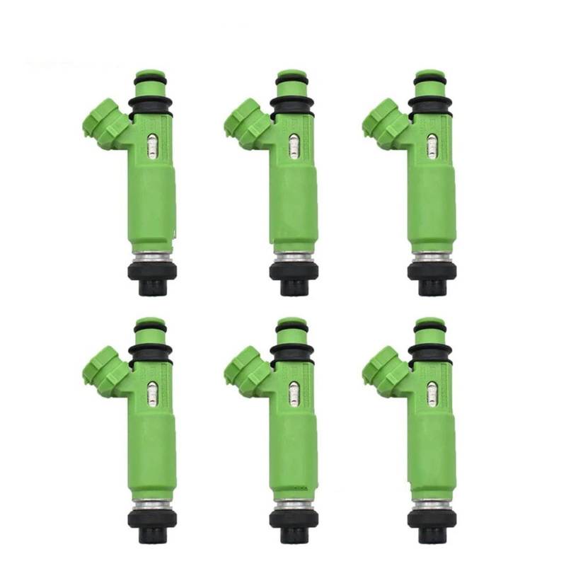 Kraftstoff Injektor Düse 6PCS Für Mitsubishi Für Montero Für Sport 3,0 L Für 6G72 1998-2003 Kraftstoff Injektoren 195500-3170 1955003170 MD332733 Düsen Auto-Einspritzdüsen von Aptfkec