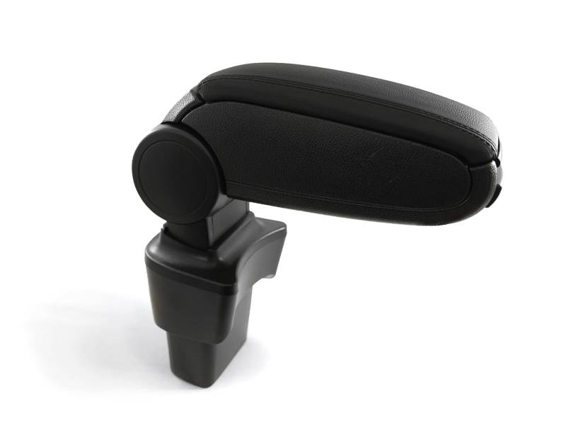 Armlehne Armlehne Mittelkonsole für i10 BA IA 2013 - 2019 Spezifisches Modell Fit Aufbewahrungsbox Organizer mit Sockel, schwarzes Leder von AraG