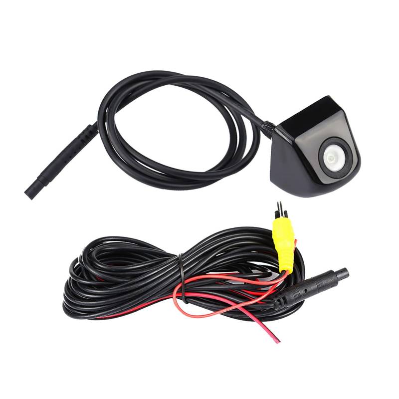 170 Grad Wasserdichte Auto-Rückfahrkamera mit IR-Nachtsicht und Entfernungsskala, für Alle Autos, LKWs, Wohnmobile, IP67 (BLACK) von Aramox