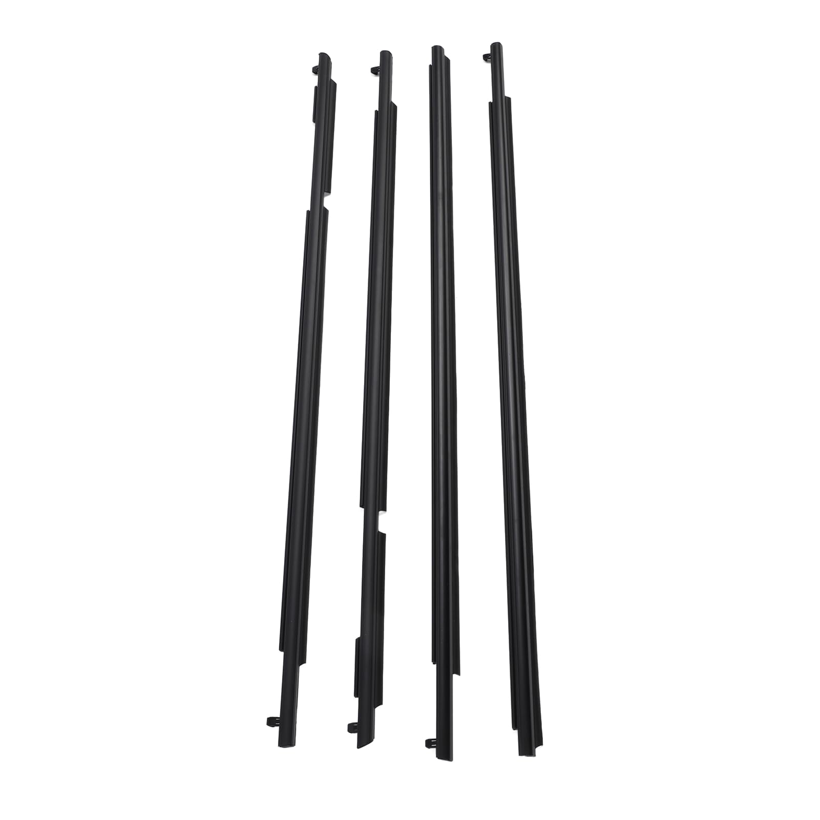 4PCS -Fenster -Weatherstrip -Dichtungen, ABS -Gummi -Trimmkompatibel mit 4 Läufer N280 2010 2024 7571135011 7571235011 7572135011 von Aramox