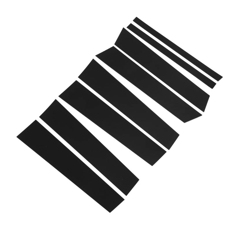 8pcs Säule nach Abdeckung, Glänzend Schwarz mit Fenstersäule Postverkleidung Stilvoller Hochglanzspiegel -Effekt für Edge 2007 Bis 2014 aus Stabilem PC -Material Hergestellt von Aramox