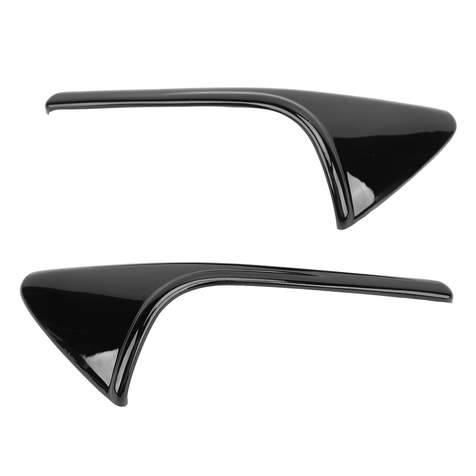 Aramox 1 Paar Blinkerkamera Schutzabdeckung Hochfestes Material Elegante Konstruktionsseitenkameras Decken Dekoration Anti -Scratch mit Klebstoff ab (Helles Schwarz) von Aramox