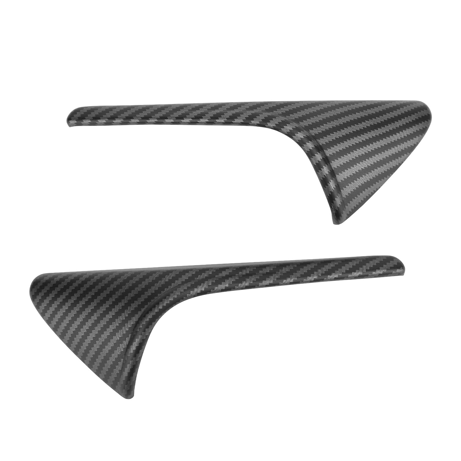 Aramox 1 Paar Blinkerkamera Schutzabdeckung Hochfestes Material Elegante Konstruktionsseitenkameras Decken Dekoration Anti -Scratch mit Klebstoff ab (Mattes Kohlefasermuster) von Aramox