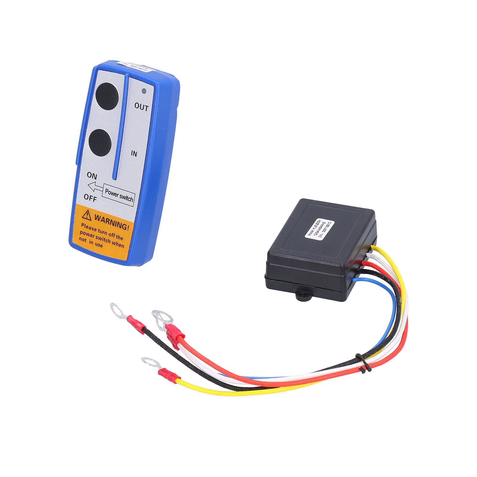 Aramox Elektrische Windenfernbedienung, 434MHz Elektrische Winde Wireless-Fernsteuerungssystem Sender-Empfänger-Kit für LKW ATV SUV Aramox Elektrische Windenfernbedienung, 434MHz Elektrische Winde Wireless-Fernsteuerungssystem Sender-Empfänger-Kit für LKW ATV SUV von Aramox