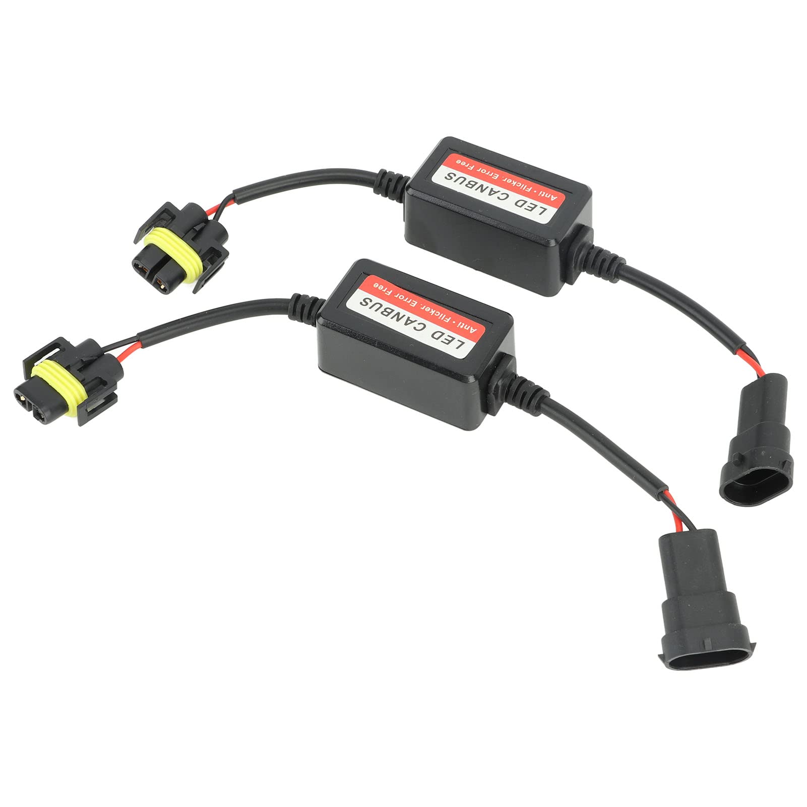 Aramox 2 Stück H8 H9 H11 LED CanBus Decoder 12 V Fehlerfreier Anti-Flicker-Decoder CanBus Error Eliminator für LED-Scheinwerfer-Nebelscheinwerfer Aramox 2 Stück H8 H9 H11 LED CanBus Decoder 12 V Fehlerfreier Anti-Flicker-Decoder CanBus Error Eliminator für LED-Scheinwerfer-Nebelscheinwerfer von Aramox