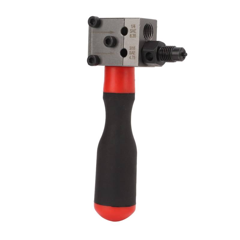 Aramox 3/16in 1/4in Bremsrohr -Flacking -Werkzeug, Doppelter Einzelflackerset für Enge Reparaturen, Festes Metallmaterial, Universelle Autoreparaturwerkzeuge, Kompaktes Design, Schlauchsicherheit, von Aramox