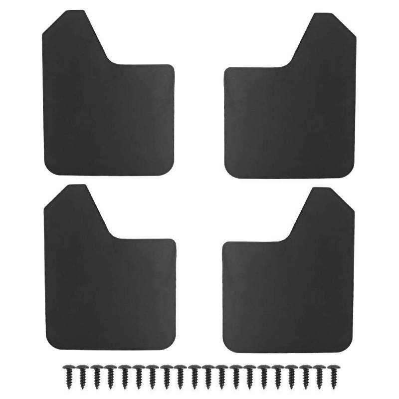 4Pcs Universal Schmutzfänger für Auto Pickup SUV Van Truck Schmutzfänger Splash Guards Kotflügel Schmutzige Fallen von Aramox