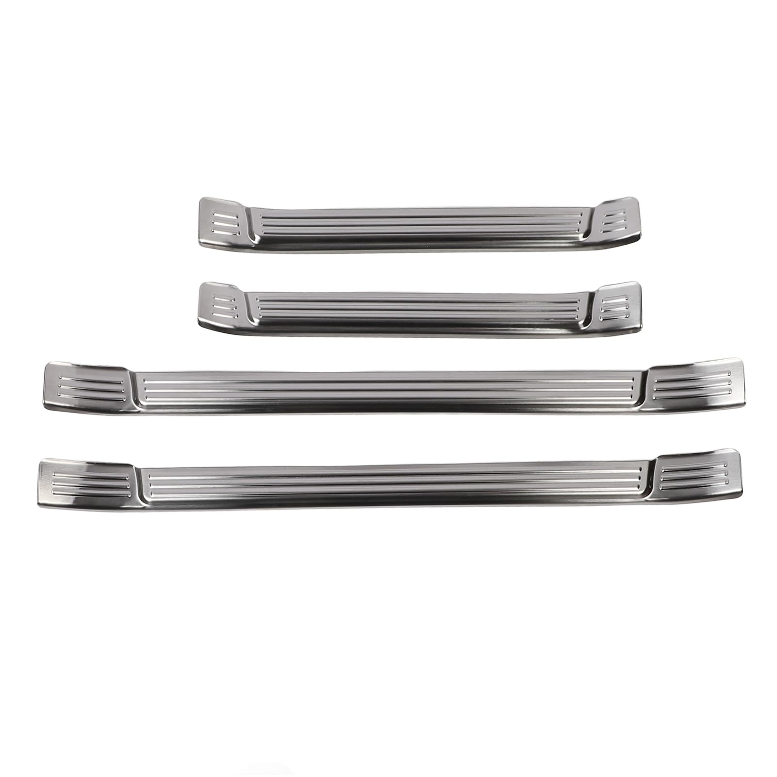 Aramox 4pcs 2024 Türschwelle Beschützer Kratzerschutz Edelstahl Türschwelle Abnutzungsplattenverkleidungsstreifen, Elegantes Design, Starke Haftung, Einfache Installation mit Klebstoff Aramox 4pcs 2024 Türschwelle Beschützer Kratzerschutz Edelstahl Türschwelle Abnutzungsplattenverkleidungsstreifen, Elegantes Design, Starke Haftung, Einfache Installation mit Klebstoff von Aramox