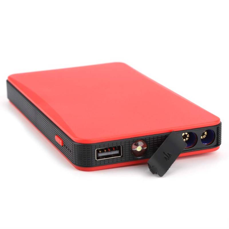 Auto-Starthilfe, tragbare 12-V-Starthilfe Motor Batterieladegerät Power Bank für Benzinmotor 3.0L(rot) von Aramox
