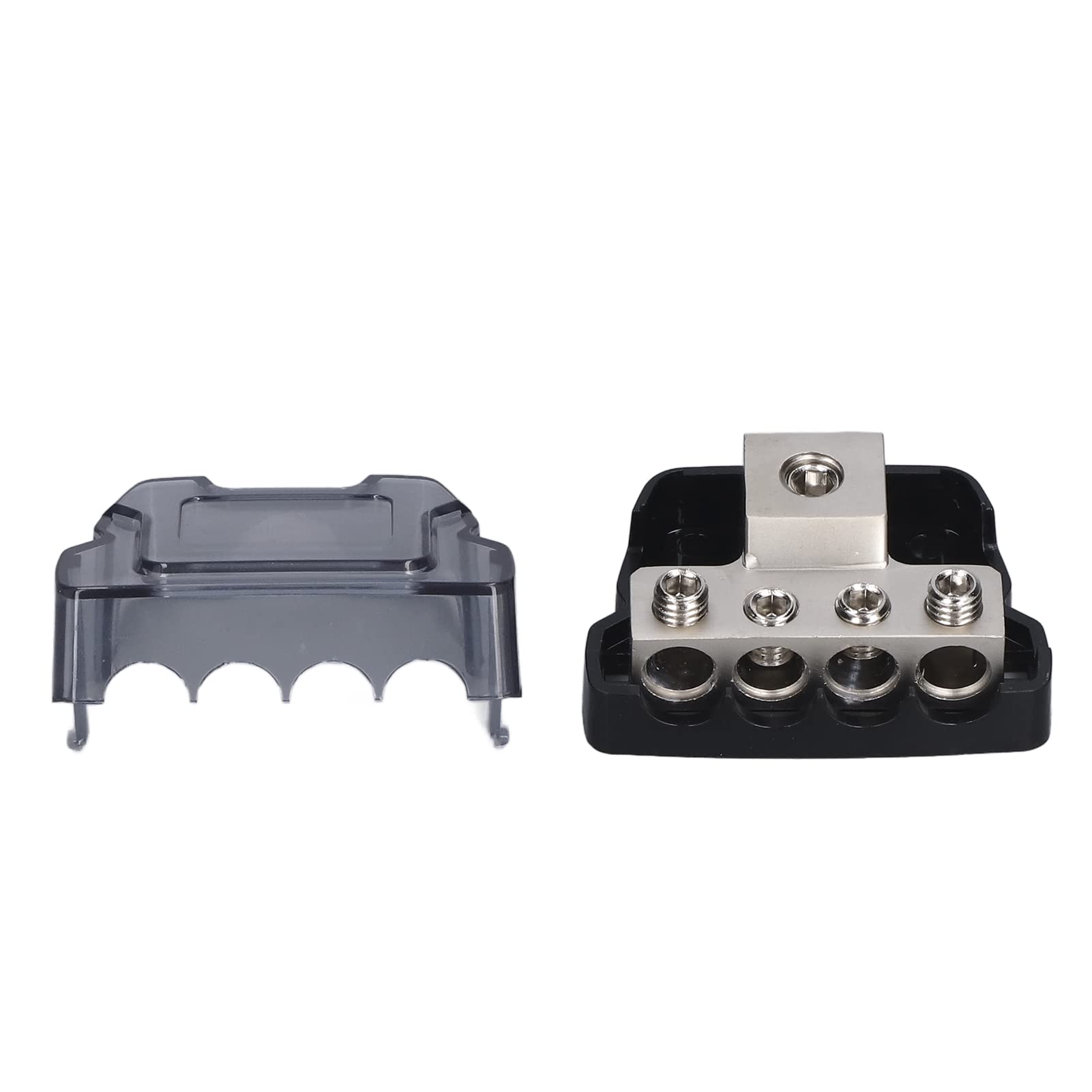Aramox Auto-Stromverteilerblock, 4-Wege-Stromverteilerblock Verstärker Sicherungshalter Sicherungsverteilerblock Auto-Audio-Splitter Aramox Auto-Stromverteilerblock, 4-Wege-Stromverteilerblock Verstärker Sicherungshalter Sicherungsverteilerblock Auto-Audio-Splitter von Aramox
