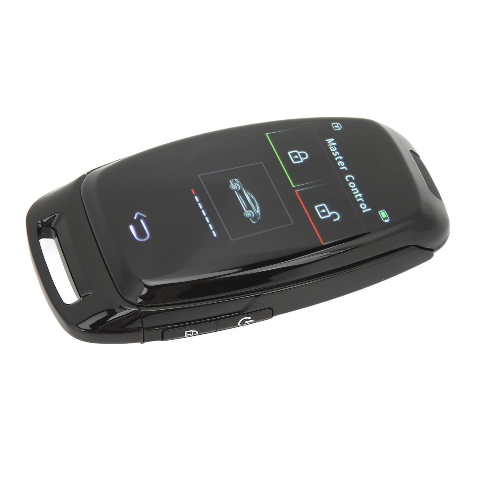 Aramox Auto Remote Starter Key, Car Modification Smart LCD Key Keyless Entry und Fernbedienung für Alle Modelle mit One-Button-Start (Schwarz) von Aramox