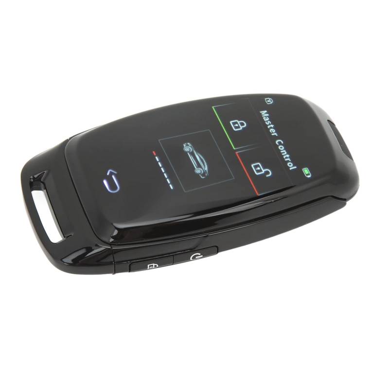 Aramox Auto Remote Starter Key, Auto Fernbedienung Schlüssel, Car Modification Smart LCD Key Keyless Entry und Fernbedienung für Alle Modelle mit One-Button-Start (Schwarz) von Aramox